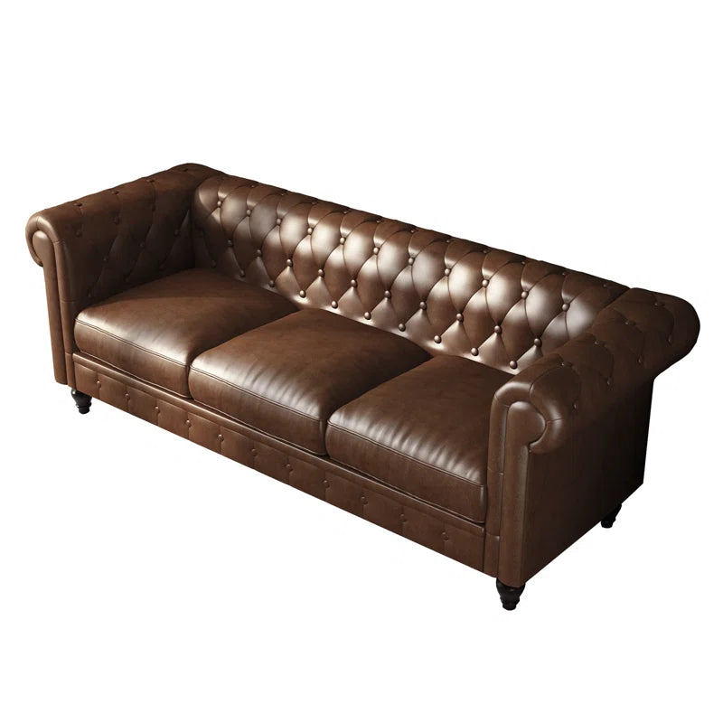 Amayas 88.2'' Faux Leather Sofa