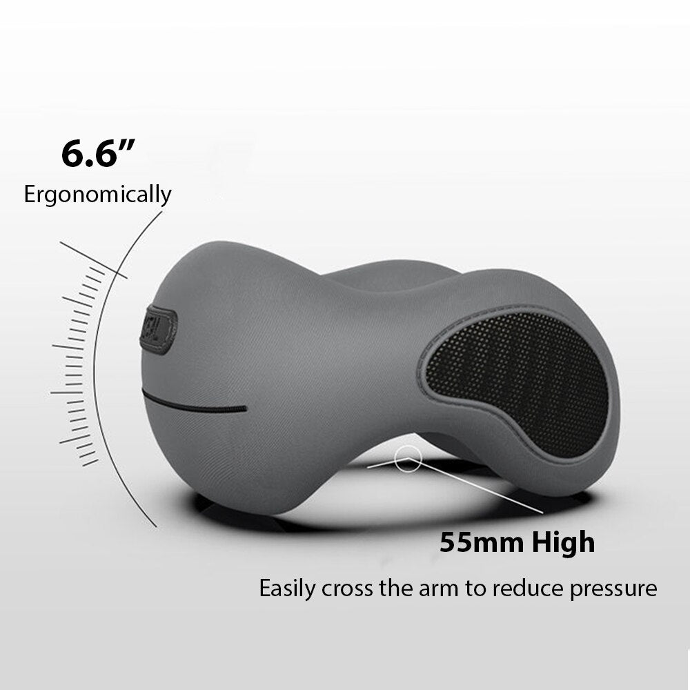 Multifunction Memory Foam Neck Pillow Slow Rebound Soft Travel Pillow for Sleeping Cervical Health Massage Nap Pillows