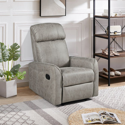 Lounge Chair Leisure Recliner Chair, Function Rest Sofa, Armchair Chaise Chair, Gray