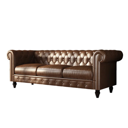 Amayas 88.2'' Faux Leather Sofa